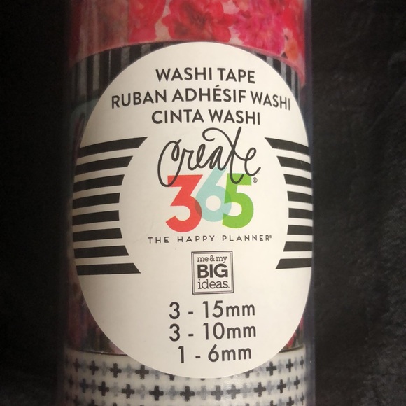 Recollections Crafting Tape + Create 365 Washi Tape - Floral & Inspirational - Picture 11 of 15